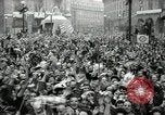 Image of English crowd celebrating V-E Day in Europe end of World War 2 London England United Kingdom, 1945, second 43 stock footage video 65675074354