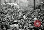 Image of English crowd celebrating V-E Day in Europe end of World War 2 London England United Kingdom, 1945, second 44 stock footage video 65675074354