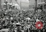Image of English crowd celebrating V-E Day in Europe end of World War 2 London England United Kingdom, 1945, second 45 stock footage video 65675074354