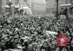 Image of English crowd celebrating V-E Day in Europe end of World War 2 London England United Kingdom, 1945, second 46 stock footage video 65675074354