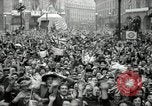 Image of English crowd celebrating V-E Day in Europe end of World War 2 London England United Kingdom, 1945, second 51 stock footage video 65675074354