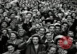 Image of English crowd celebrating V-E Day in Europe end of World War 2 London England United Kingdom, 1945, second 57 stock footage video 65675074354