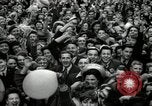 Image of English crowd celebrating V-E Day in Europe end of World War 2 London England United Kingdom, 1945, second 59 stock footage video 65675074354