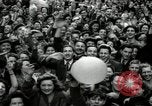 Image of English crowd celebrating V-E Day in Europe end of World War 2 London England United Kingdom, 1945, second 60 stock footage video 65675074354