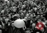 Image of English crowd celebrating V-E Day in Europe end of World War 2 London England United Kingdom, 1945, second 61 stock footage video 65675074354