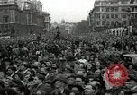Image of Winston Churchill greets Parliament Square crowd V-E Day London England United Kingdom, 1945, second 5 stock footage video 65675074355