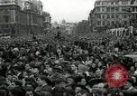 Image of Winston Churchill greets Parliament Square crowd V-E Day London England United Kingdom, 1945, second 7 stock footage video 65675074355