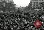 Image of Winston Churchill greets Parliament Square crowd V-E Day London England United Kingdom, 1945, second 8 stock footage video 65675074355