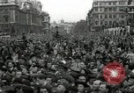 Image of Winston Churchill greets Parliament Square crowd V-E Day London England United Kingdom, 1945, second 10 stock footage video 65675074355
