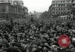 Image of Winston Churchill greets Parliament Square crowd V-E Day London England United Kingdom, 1945, second 11 stock footage video 65675074355
