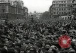 Image of Winston Churchill greets Parliament Square crowd V-E Day London England United Kingdom, 1945, second 14 stock footage video 65675074355