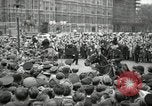Image of Winston Churchill greets Parliament Square crowd V-E Day London England United Kingdom, 1945, second 15 stock footage video 65675074355