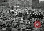 Image of Winston Churchill greets Parliament Square crowd V-E Day London England United Kingdom, 1945, second 23 stock footage video 65675074355