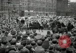 Image of Winston Churchill greets Parliament Square crowd V-E Day London England United Kingdom, 1945, second 25 stock footage video 65675074355