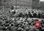 Image of Winston Churchill greets Parliament Square crowd V-E Day London England United Kingdom, 1945, second 28 stock footage video 65675074355