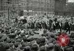 Image of Winston Churchill greets Parliament Square crowd V-E Day London England United Kingdom, 1945, second 32 stock footage video 65675074355