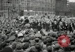 Image of Winston Churchill greets Parliament Square crowd V-E Day London England United Kingdom, 1945, second 37 stock footage video 65675074355