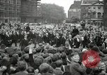 Image of Winston Churchill greets Parliament Square crowd V-E Day London England United Kingdom, 1945, second 42 stock footage video 65675074355