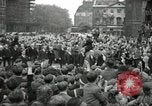 Image of Winston Churchill greets Parliament Square crowd V-E Day London England United Kingdom, 1945, second 43 stock footage video 65675074355