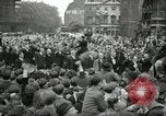 Image of Winston Churchill greets Parliament Square crowd V-E Day London England United Kingdom, 1945, second 44 stock footage video 65675074355