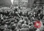 Image of Winston Churchill greets Parliament Square crowd V-E Day London England United Kingdom, 1945, second 46 stock footage video 65675074355