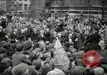 Image of Winston Churchill greets Parliament Square crowd V-E Day London England United Kingdom, 1945, second 48 stock footage video 65675074355