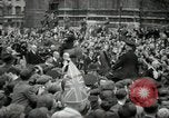 Image of Winston Churchill greets Parliament Square crowd V-E Day London England United Kingdom, 1945, second 51 stock footage video 65675074355
