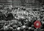 Image of Winston Churchill greets Parliament Square crowd V-E Day London England United Kingdom, 1945, second 55 stock footage video 65675074355