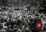 Image of Winston Churchill greets Parliament Square crowd V-E Day London England United Kingdom, 1945, second 58 stock footage video 65675074355