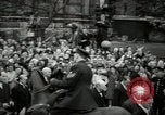 Image of Winston Churchill greets Parliament Square crowd V-E Day London England United Kingdom, 1945, second 59 stock footage video 65675074355