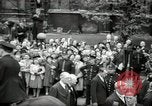 Image of Winston Churchill greets Parliament Square crowd V-E Day London England United Kingdom, 1945, second 60 stock footage video 65675074355