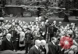 Image of Winston Churchill greets Parliament Square crowd V-E Day London England United Kingdom, 1945, second 61 stock footage video 65675074355