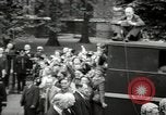 Image of Winston Churchill greets Parliament Square crowd V-E Day London England United Kingdom, 1945, second 62 stock footage video 65675074355