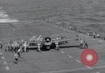 Image of F6F Hellcat fighters Pacific Ocean, 1944, second 3 stock footage video 65675074363