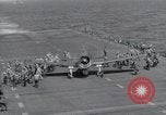 Image of F6F Hellcat fighters Pacific Ocean, 1944, second 8 stock footage video 65675074363