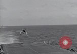 Image of F6F Hellcat fighters Pacific Ocean, 1944, second 13 stock footage video 65675074363