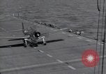 Image of F6F Hellcat fighters Pacific Ocean, 1944, second 17 stock footage video 65675074363