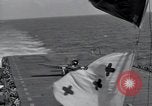 Image of F6F Hellcat fighters Pacific Ocean, 1944, second 30 stock footage video 65675074363