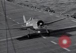 Image of F6F Hellcat fighters Pacific Ocean, 1944, second 47 stock footage video 65675074363