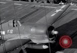 Image of F6F Hellcat fighters Pacific Ocean, 1944, second 56 stock footage video 65675074363