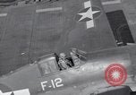 Image of F6F Hellcat fighters Pacific Ocean, 1944, second 61 stock footage video 65675074363