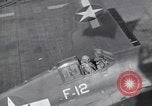 Image of F6F Hellcat fighters Pacific Ocean, 1944, second 62 stock footage video 65675074363