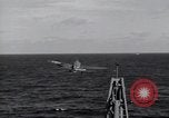 Image of F6F Hellcat fighter Pacific Ocean, 1944, second 12 stock footage video 65675074364
