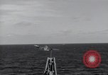 Image of F6F Hellcat fighter Pacific Ocean, 1944, second 17 stock footage video 65675074364