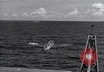 Image of F6F Hellcat fighter Pacific Ocean, 1944, second 39 stock footage video 65675074364