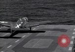 Image of F6F Hellcat fighter Pacific Ocean, 1944, second 48 stock footage video 65675074364