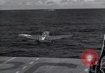 Image of F6F Hellcat fighter Pacific Ocean, 1944, second 50 stock footage video 65675074364