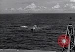 Image of F6F Hellcat fighter Pacific Ocean, 1944, second 52 stock footage video 65675074364