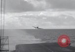 Image of F6F Hellcat fighter Pacific Ocean, 1944, second 4 stock footage video 65675074365