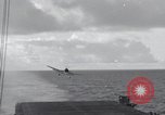 Image of F6F Hellcat fighter Pacific Ocean, 1944, second 10 stock footage video 65675074365